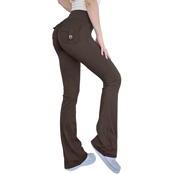 Amazon.co.jp: [VeroMan] フレアパンツ ヨガ ヨガパンツ フレア